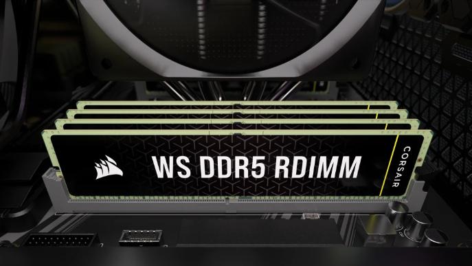 Image du produit Corsair DDR5, 5600MT/s 256GB 8x32GB RDIMM, Hynix Die, Dual Rank, 40-40-40-77, Intel XMP 3.0, WS DDR5 RDIMM (8 x 32GB, 5600 MHz, RAM DDR5, DIMM)
