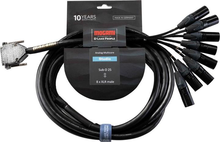 Actual product image Mogami Gold Series Analog Multicore Cable (6 m, XLR)