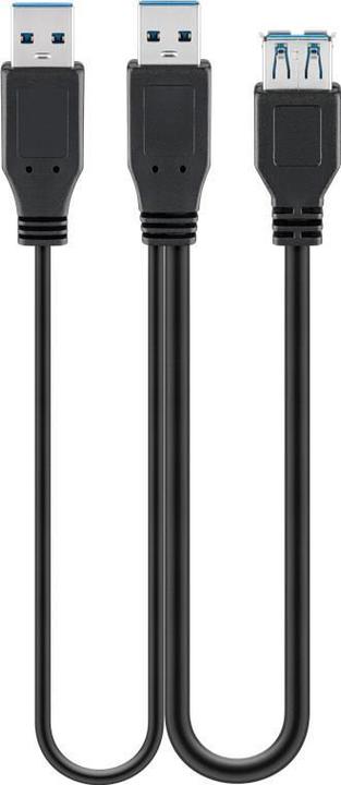 Produktbild Goobay USB- / Stromkabel (0.30 m, USB 3.0)