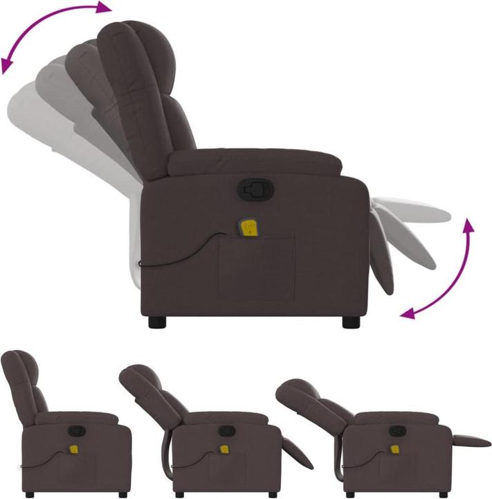 Image du produit VidaXL Fauteuil de massage en tissu