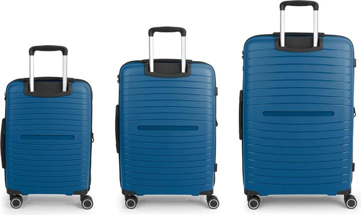 Gabol Shinyuu 4 Rollen Kofferset 3-teilig mit Dehnfalte (220 l, XL (ab 115l))