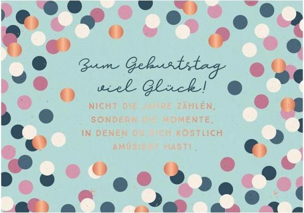 Image du produit Carte postale Vintage Art imprimée avec motif confetti
