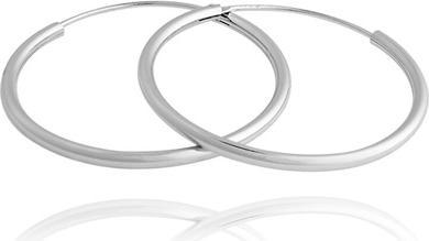 Produktbild JVD Ageless silver round earrings SVLE0208XD500 - Diameter: 6 cm