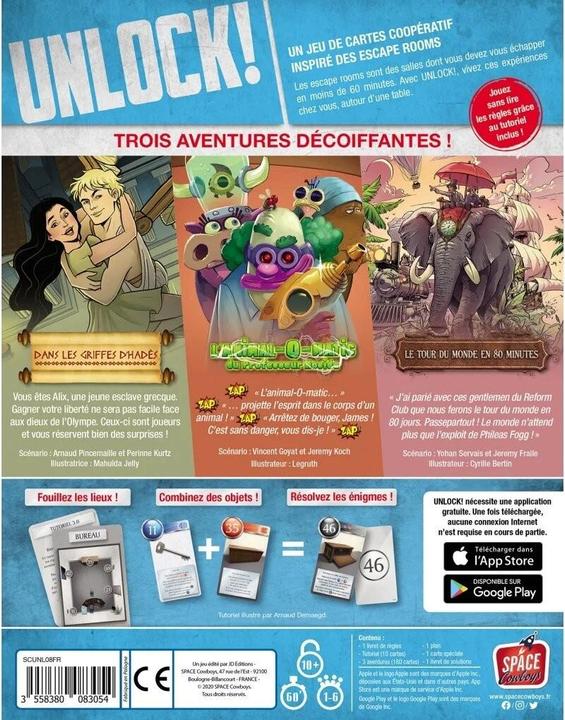Actual product image Asmodée Unlock - Mythic Adventures (French)