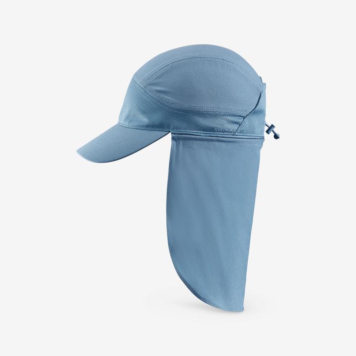 Produktbild Quechua Long-neck hiking cap, 7-15 years, MH900 - Blue (One Size)