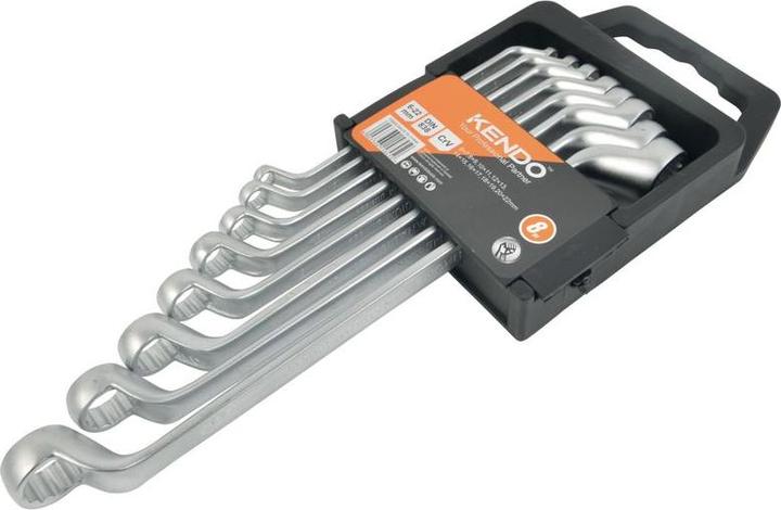 Kendo Double-ring spanner set 8-piece (22 mm)