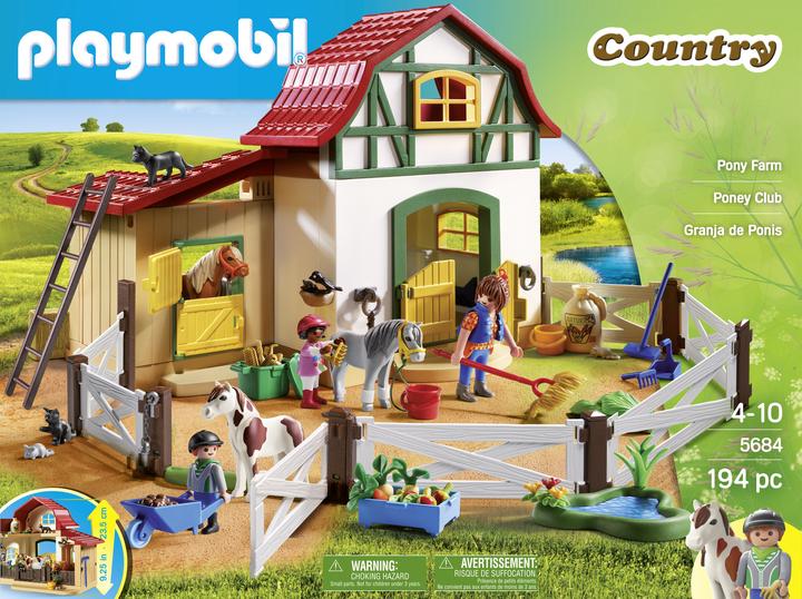 Image du produit Playmobil Ferme de poneys (5684, Playmobil Country)