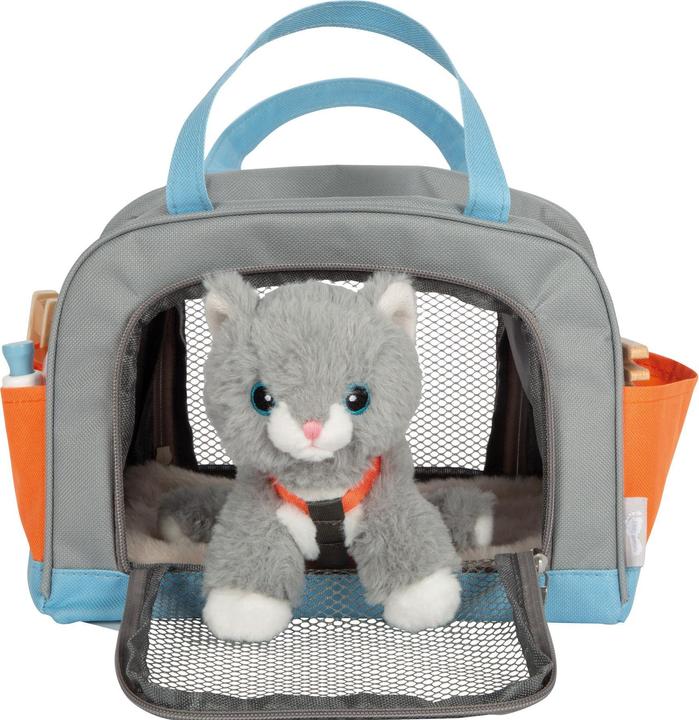 Actual product image small foot Katze mit Tasche und Pflege-Set
