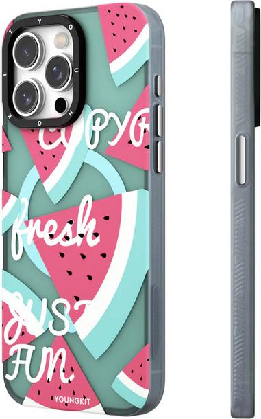 Produktbild Youngkit Hülle Summer Fruit-Themed Case mit Magsafe Wassermelon (Apple iPhone 15 Pro Max)