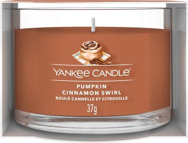 Image du produit Yankee Candle Bougie parfumée Pumpkin Cinnamon Swirl Signature Filled Votive