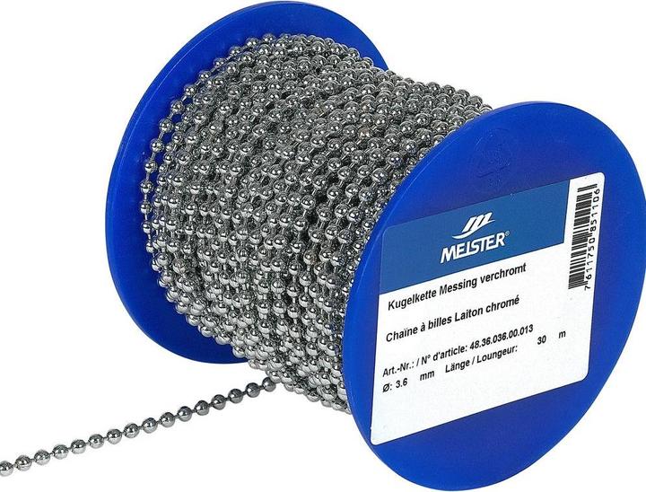 Produktbild Meister Kugelkette 3.6mmx30m verchromt (30 m)