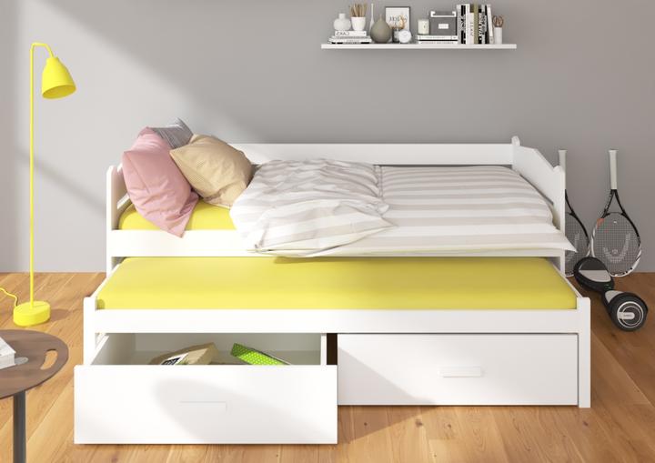 Produktbild ADRK Furniture Doppelbett mit Matratzen TIARRO 180x80 (180 x 80 cm)
