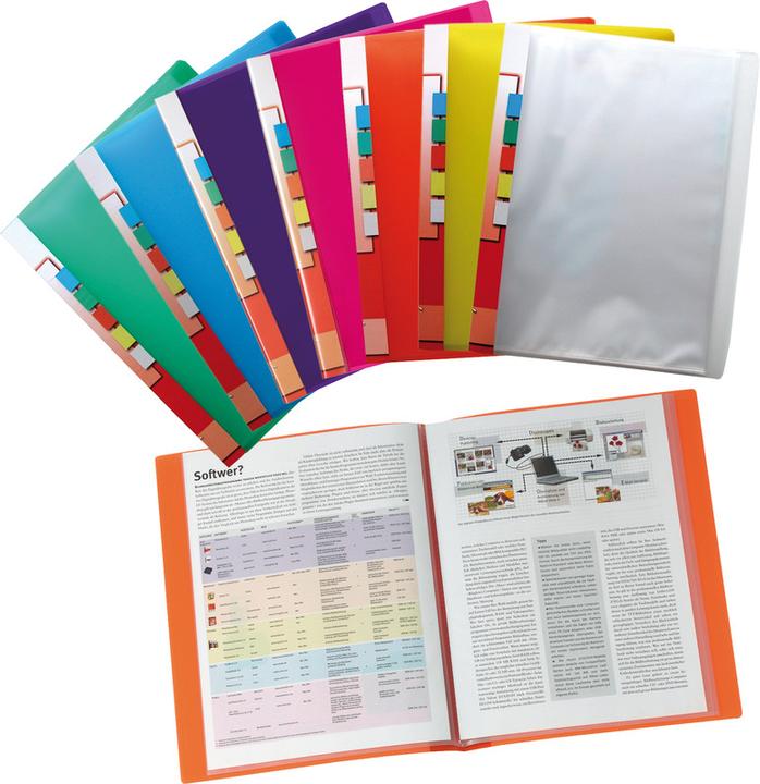 Immagine prodotto Kolma Libro A4 facile con 20 tasche blu (A4, 1 x)
