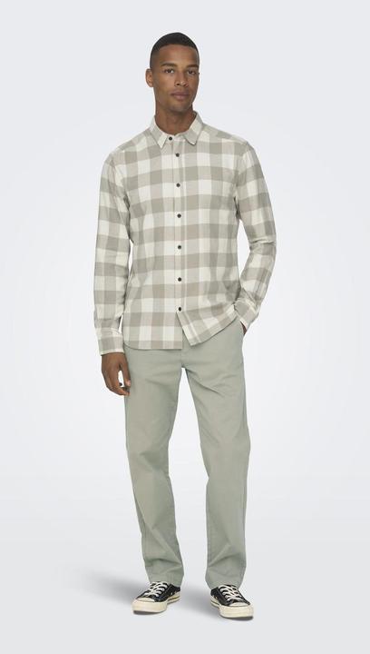 Actual product image Only & Sons Checked long sleeve shirt (L)