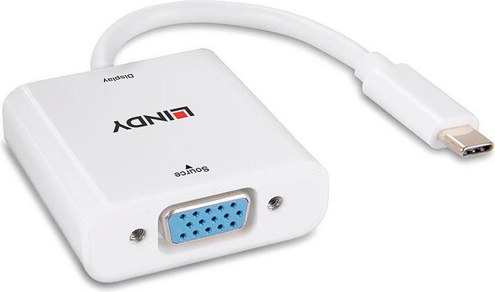 Immagine prodotto Lindy Convertitore da USB Tipo C a VGA (USB-C, 11 cm)