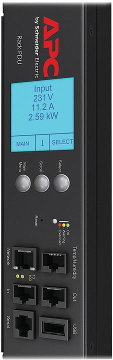 Produktbild APC Rack PDU 2G Metered ZeroU 16A 230V (18)C13 & (2)C19 Cord Length (0 meters) IEC320