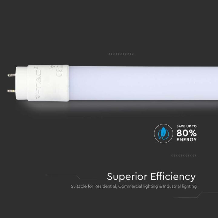 Produktbild V-TAC VT122 LEDRöhre SAMSUNG Chip 120cm 16,5W G13 Nano Kunststoff 6500K (G13, 16.50 W, 1850 lm, 1 x, E)