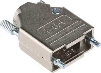 Actual product image MH Connectors DSub Backshell Rapid Assembly Zinc 9 way