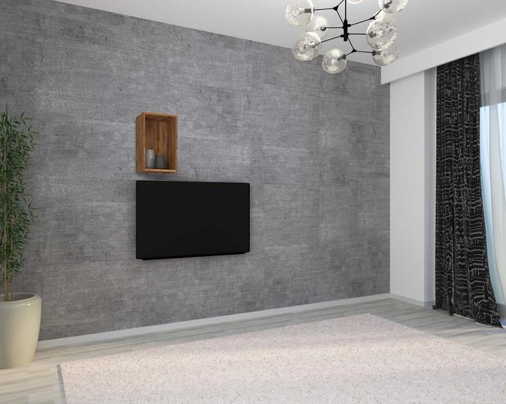 Image du produit VCM Étagère murale en bois Étagère suspendue Étagère murale Arila S (50 x 28 x 30 cm)
