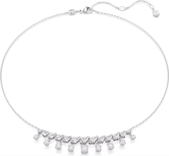 Produktbild Swarovski Idyllia Halskette Verschiedene Schliffe Schneeflocke Weiss (Swarovski Metall)