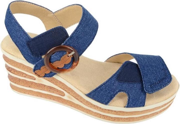 Actual product image Cipriata Womens/Ladies Danta Leopard Print Sandals (38)