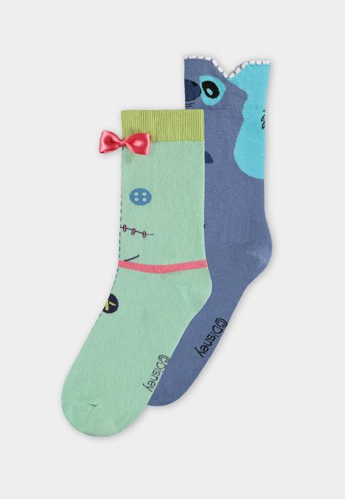 Produktbild Difuzed Lilo & Stitch - Unisex Novelty Socks (2Pack) - 43/46 (2er Pack, 43, 46)