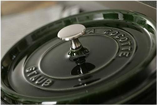 Immagine prodotto Staub Tostapane verde (28 cm, Pirofila + casseruola, Ghisa)