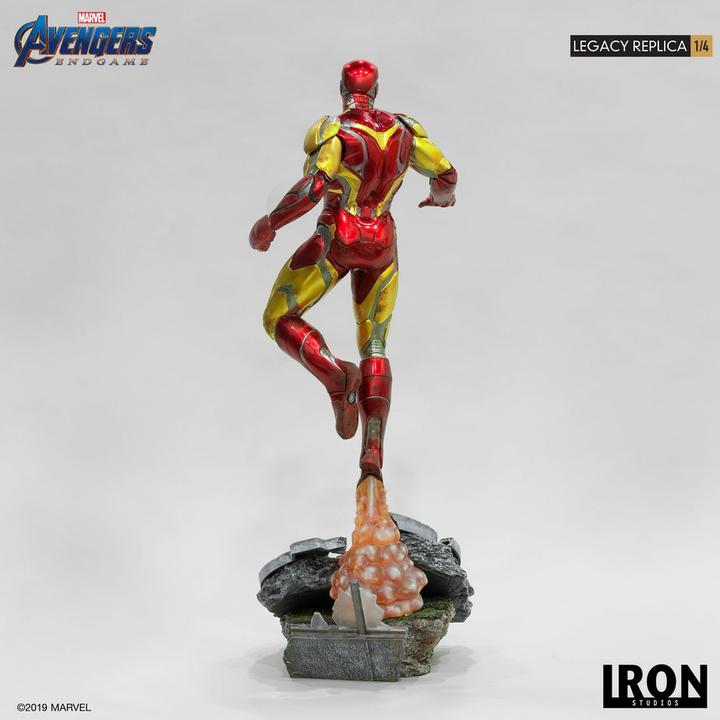 Actual product image Iron Studios Avengers: Endgame Legacy Replica Statue 1/4 Iron Man Mark LXXXV Deluxe Version 84 cm