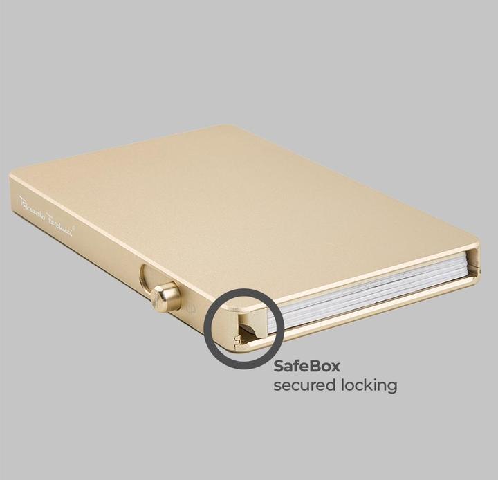 Image du produit Riccardo Ferducci Étui pour cartes de crédit, portefeuille, portefeuille slim, RFID, mini portefeuille