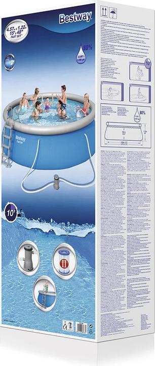 Produktbild Bestway Fast Set Pool Set 457x122cm (Ø 457 x 122 cm)