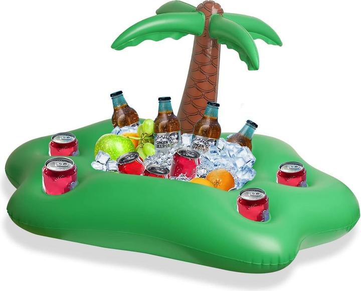 Image du produit Splash & Fun Porte-gobelet gonflable pour piscine Palmier