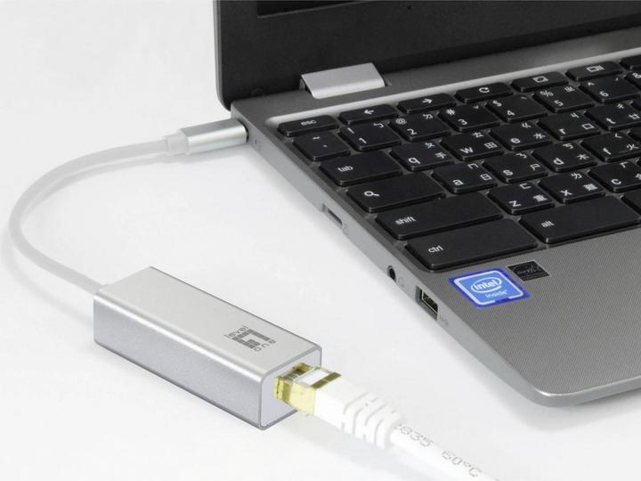 Immagine prodotto LevelOne USB-0402 Adattatore di rete Gigabit USB-C (USB-C, RJ45 (1x))