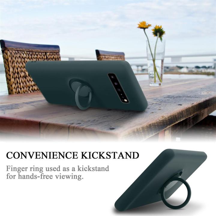 Actual product image Cadorabo TPU Liquid Ring Silicone Case Cover (Samsung Galaxy S10 5G)