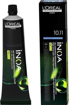 Actual product image L'Oréal Professionnel INOA no ammonia permanent colour #10.11 60 gr
