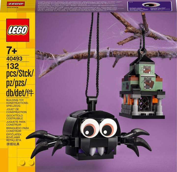 Actual product image LEGO Spider and Haunted House Halloween (40493)