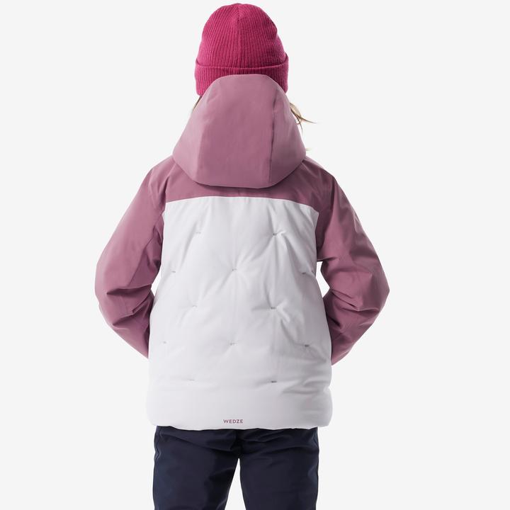 Actual product image Wedze Children's ski jacket padded warm waterproof - Piste 500 pink (146)