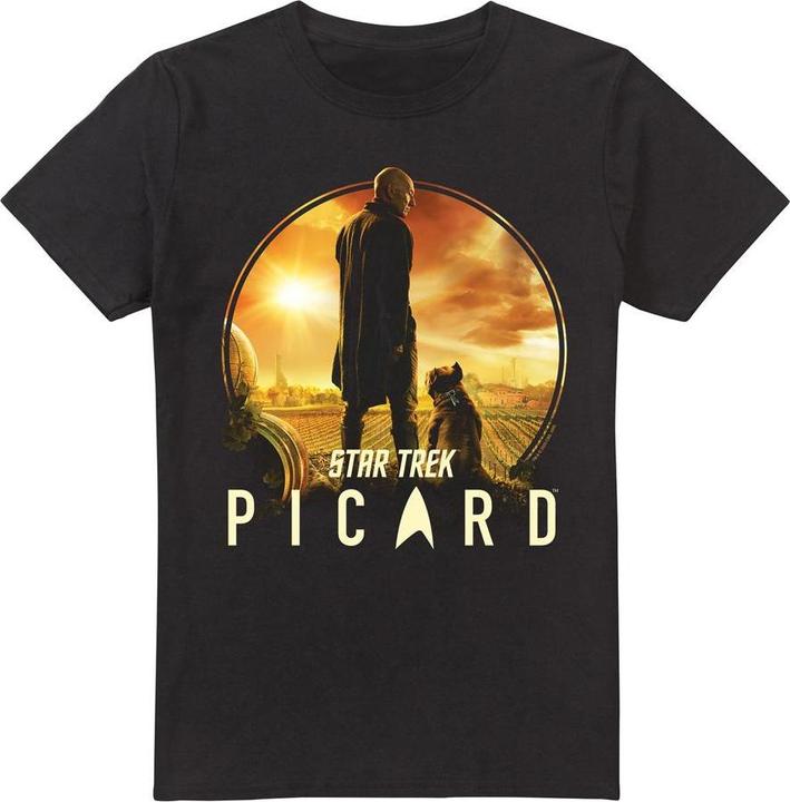 Actual product image Star Trek: Picard Mens A Man and His Dog T-Shirt (XL)