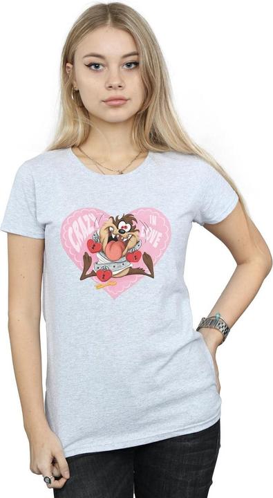 Produktbild Looney Tunes Taz Valentine's Day Crazy In Love TShirt (S)