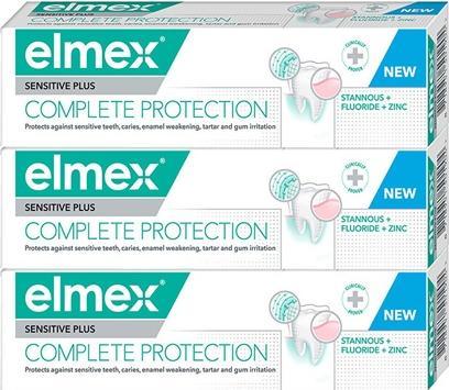 Elmex Toothpaste Sensitiv e Plus Complete Protection Tripack 3 x 75 ml (75 ml)