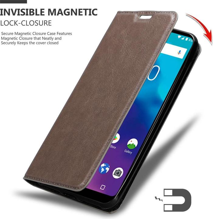 Produktbild Cadorabo Book Invisible Magnet Cover (ZTE Blade V10 Vita)