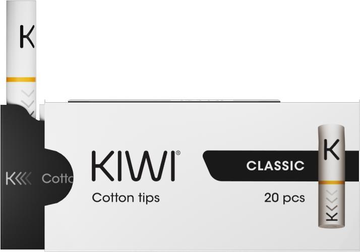 Actual product image Kiwi Vapour Cotton Tip 20pcs (20 x)