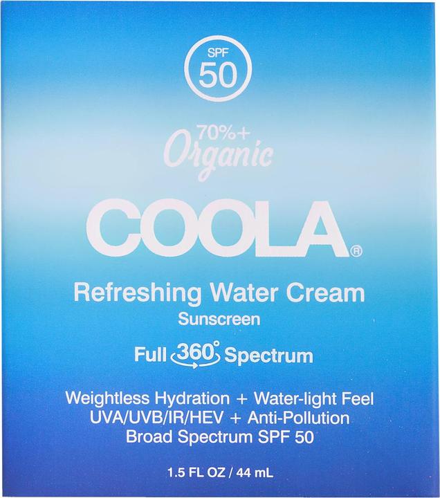 Actual product image Coola Suncare Refreshing Water (Sun cream face, SPF 50, 44 ml, 44 g)