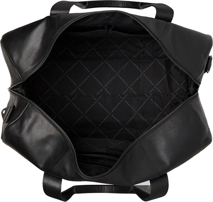 Image du produit The Vegan Cow Chesterfield Brand Leren Weekendtas Zwart Hudson (50 l)