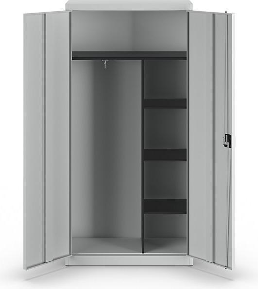 Actual product image Mauser Steel cabinet with hinged doors (95 x 42 x 195 cm)