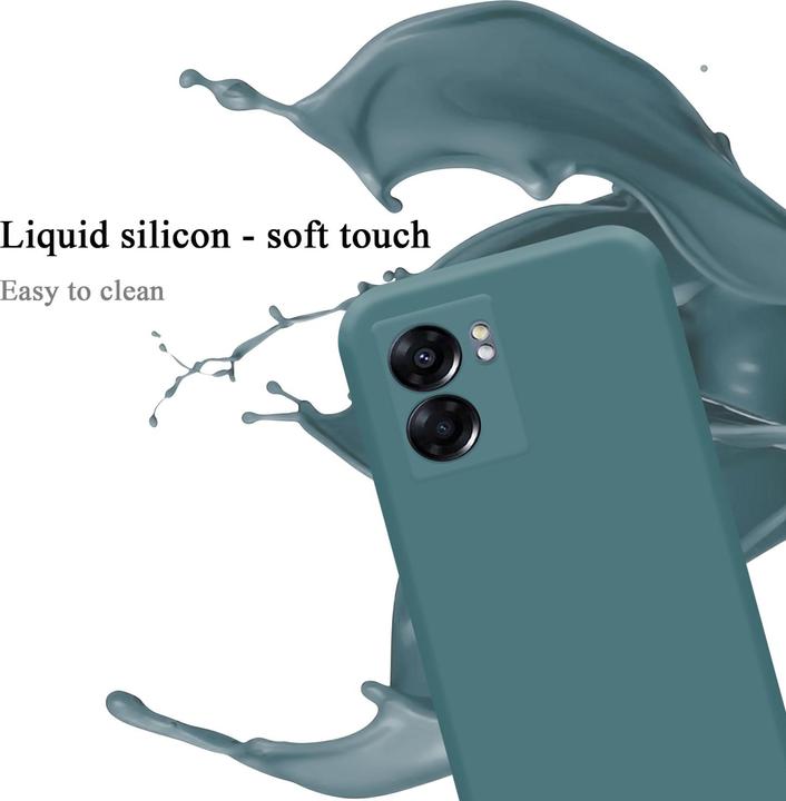Actual product image Cadorabo TPU Liquid Silicone Case Cover for Oppo A57 5G / A77 5G / Realme V23 (Realme V23 5G, Oppo A57 5G, Oppo A77 5G)
