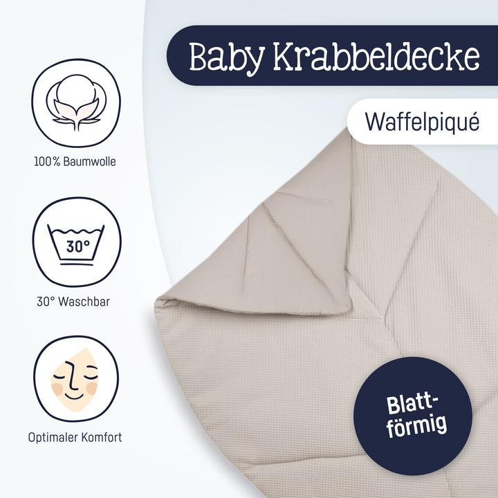 Actual product image Julius Zöllner Krabbeldecke Seashell