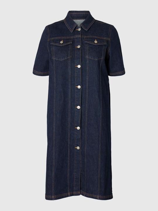Image du produit Selected Femme Robe en jean à manches courtes (40)