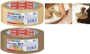 Immagine prodotto tesa tesapack Nastro per pacchi ULTRA STRONG - Nastro da imballaggio in PVC per imballaggi stretti e (110 mm)