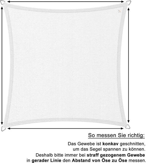 Produktbild Swisshandel24 Sonnensegel wasserdicht Quadrat (6 x 6 m)