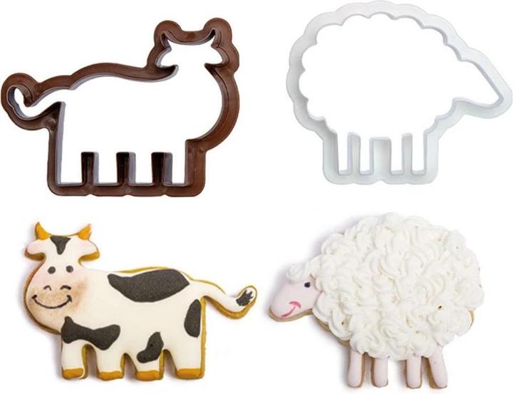 Actual product image Decora Cookie cutter - farm animals (4pcs)